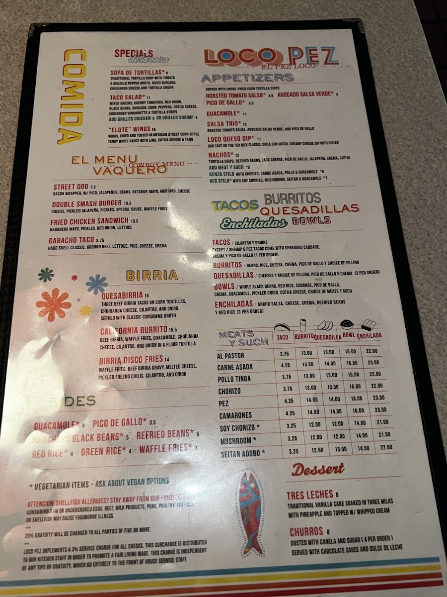 Loco Pez Menu - Image 3